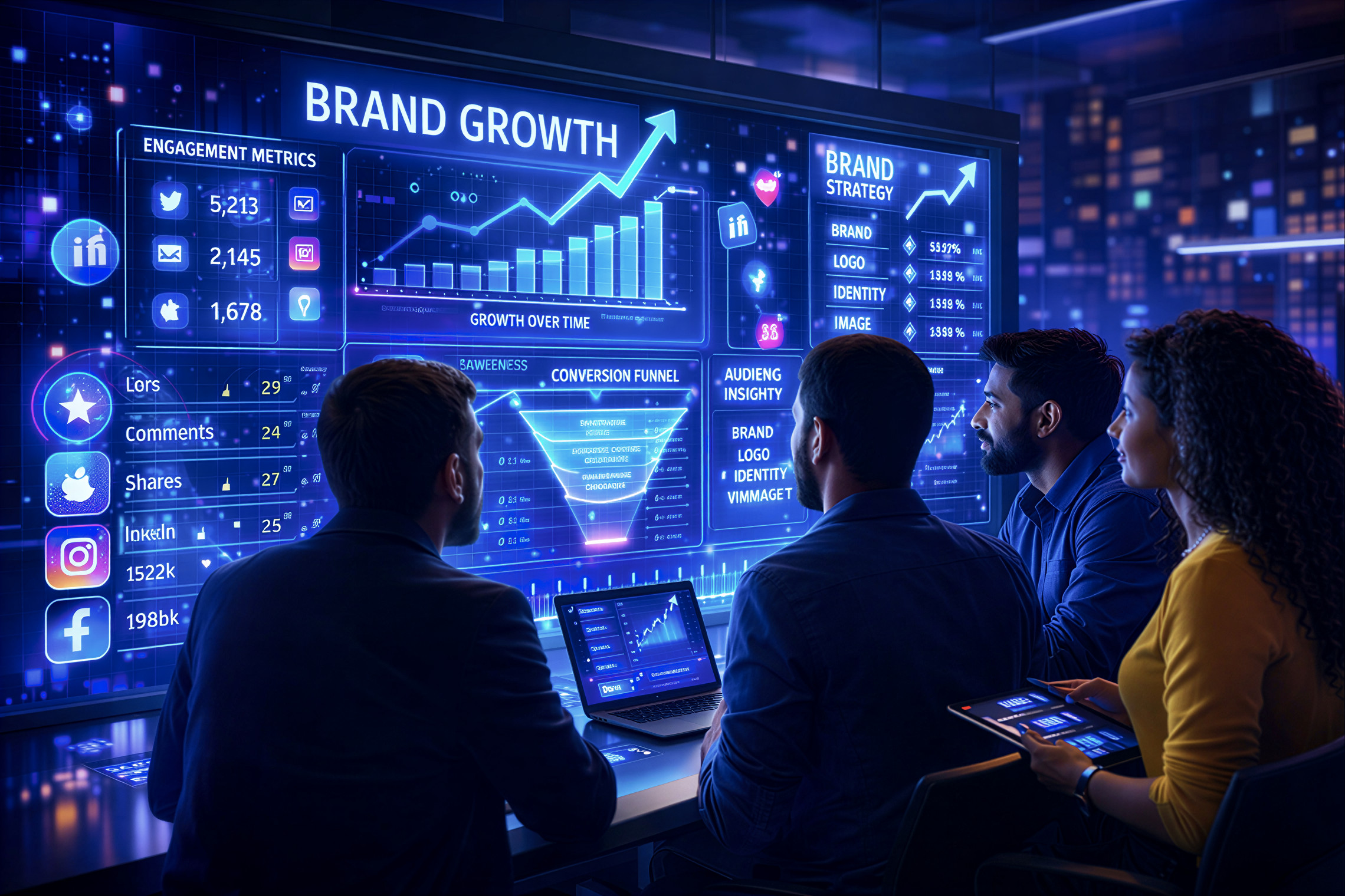 Marketing, Branding & Growth Strategies